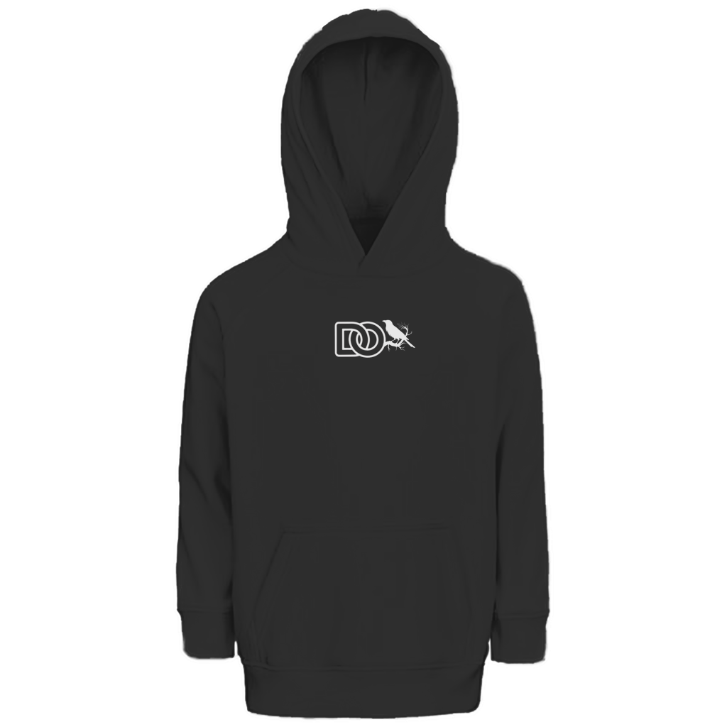 Mädchen Bio Hoodie DNJO Rabe