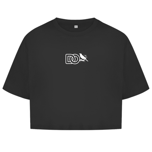 Damen Oversize Crop Top DNJO Rabe