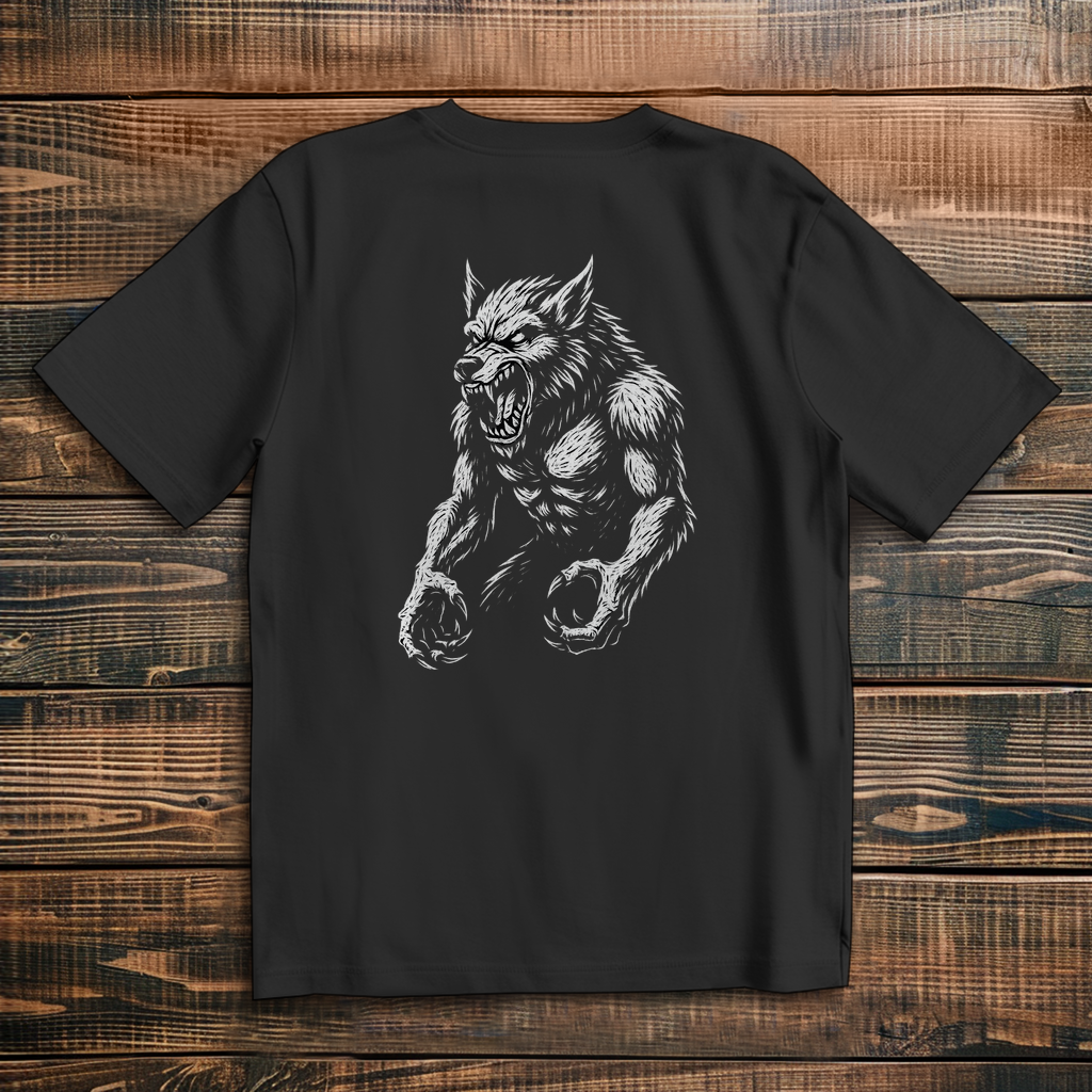 Oversize T-Shirt DNJO Backprint Werwolf